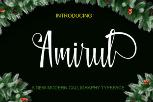 Amirul: A Handwritten Font That Brings Campaigns to Life