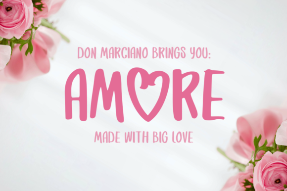 Amore: A Bold Handwritten Font That Adds Romantic Character