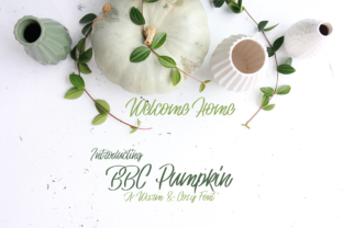 BBC Pumpkin: A Bold Script Font for Campaigns That Grab Attention