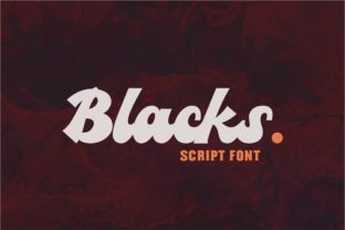 Blacks: A Bold Handwritten Font for Standout Campaigns