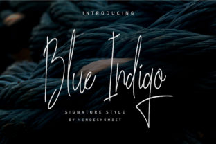 Blue Indigo: A Handwritten Font with Genuine Character for Brand Design