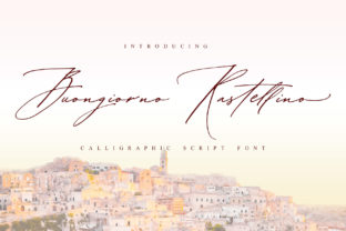Buongiorno Rastellino: A Graceful Handwritten Font for Creators