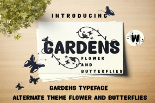 Gardens Font: A Script Typeface for Editorial Charm