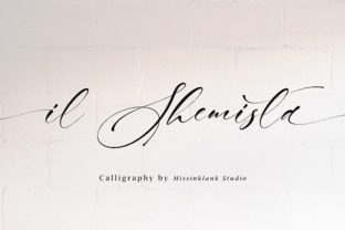 Il Shemista: A Bold Script Font for Modern Web Design