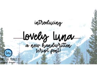 Lovely Luna: A Playful Script Font for Marketers
