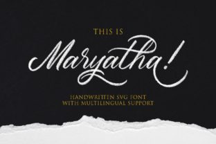 Maryatha Font Review: A Light Charm for Modern Campaign Design