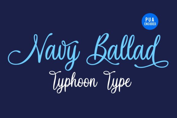 Navy Ballad: A Handwritten Font for Editorial Storytelling