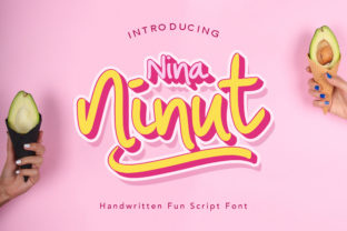 Nina Ninut: A Handwritten Typeface for Web and Digital Design