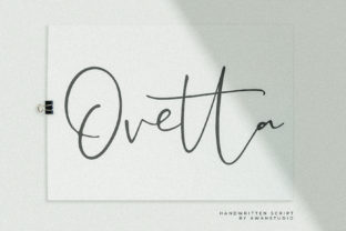 Ovetta: A Light Handwritten Font for Crafters and Product Makers