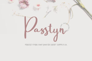 Passtyn Duo: A Script Font with Editorial Charm for Publishers and Creators