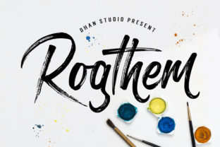 Rogthem Font: Bold Brush Typography for Scroll-Stopping Campaigns