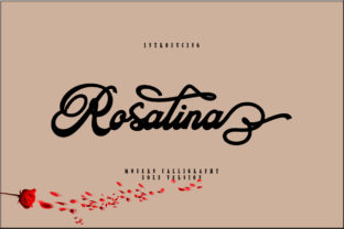 Rosalina Font: A Handwritten Typeface for Editorial Design