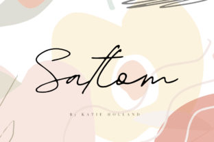 Satlom: A Script Font That Earns Its Place in Campaign Design