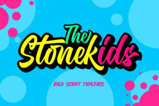 Stonekids: A Handwritten Font That Brings Playful Boldness to Branding Projects