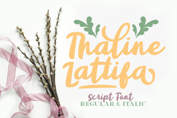 Thaline Lattifa: A Script Font Built for Scroll-Stopping Campaigns
