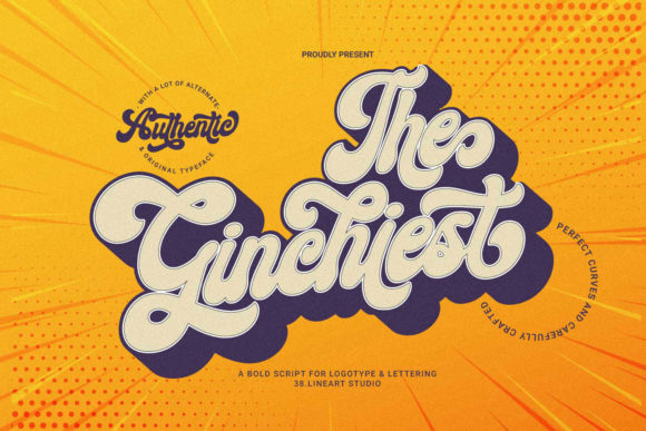 The Ginchiest: A Retro Handwritten Font with Editorial Charm