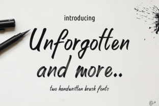 Unforgotten Font Review: A Light Handwritten Typeface for Brand Design
