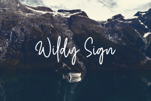 Wildy Sign: A Script Font That Brings Authenticity to Your Brand